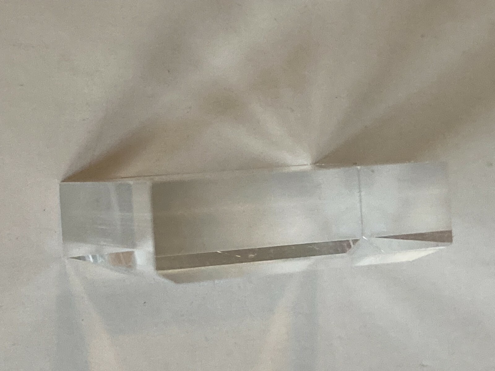 Acrylic Block Mount Stamping Square Grid Marked Lines Tiny 1 inch