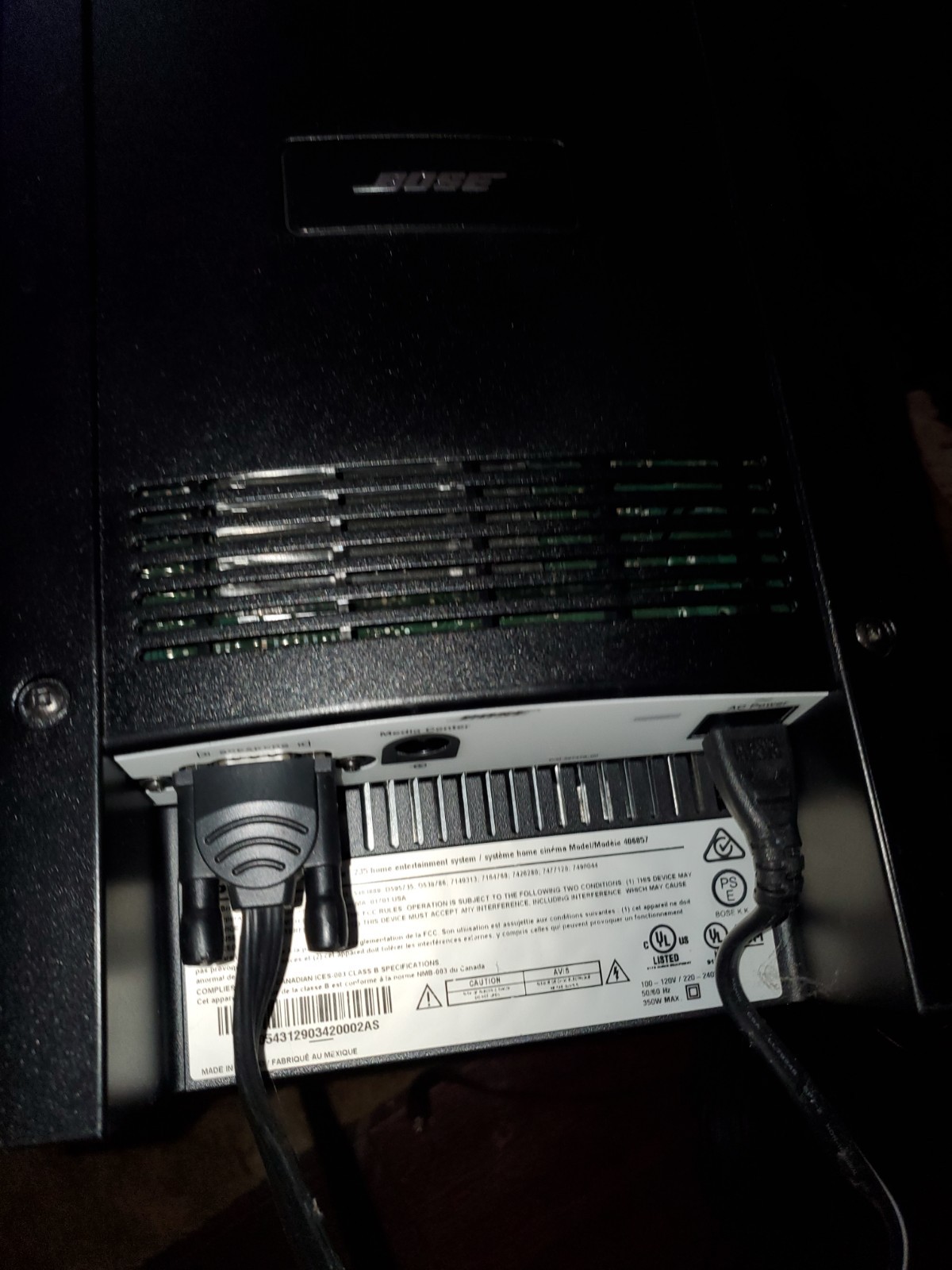 Bose Lifestyle 235 Home Theater System Working