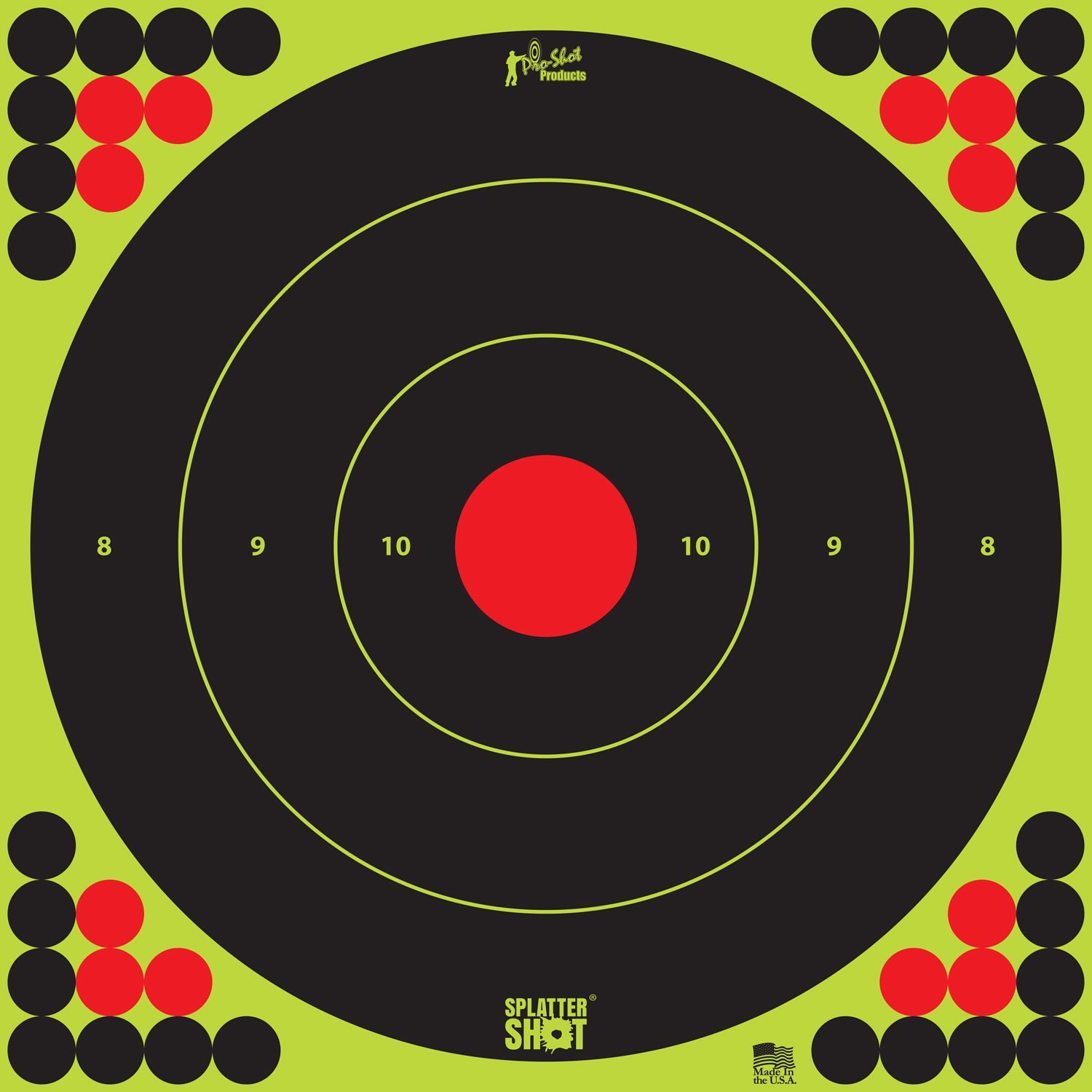 Pro-Shot LONGRANGE172 SplatterShot Self-Adhesive Paper Black/Green/Red 17.25" Bu