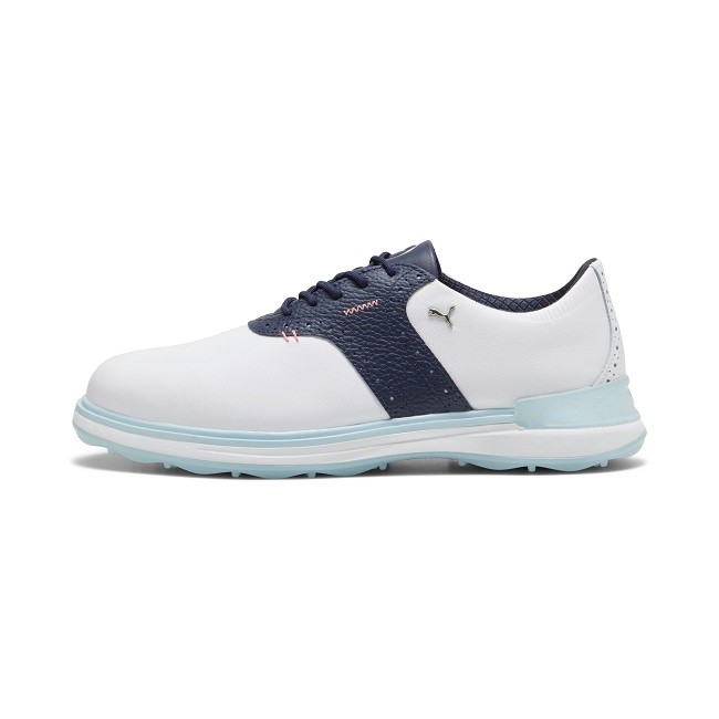 New Puma Golf Avant Shoes Puma White/Deep Navy Size 9 Medium