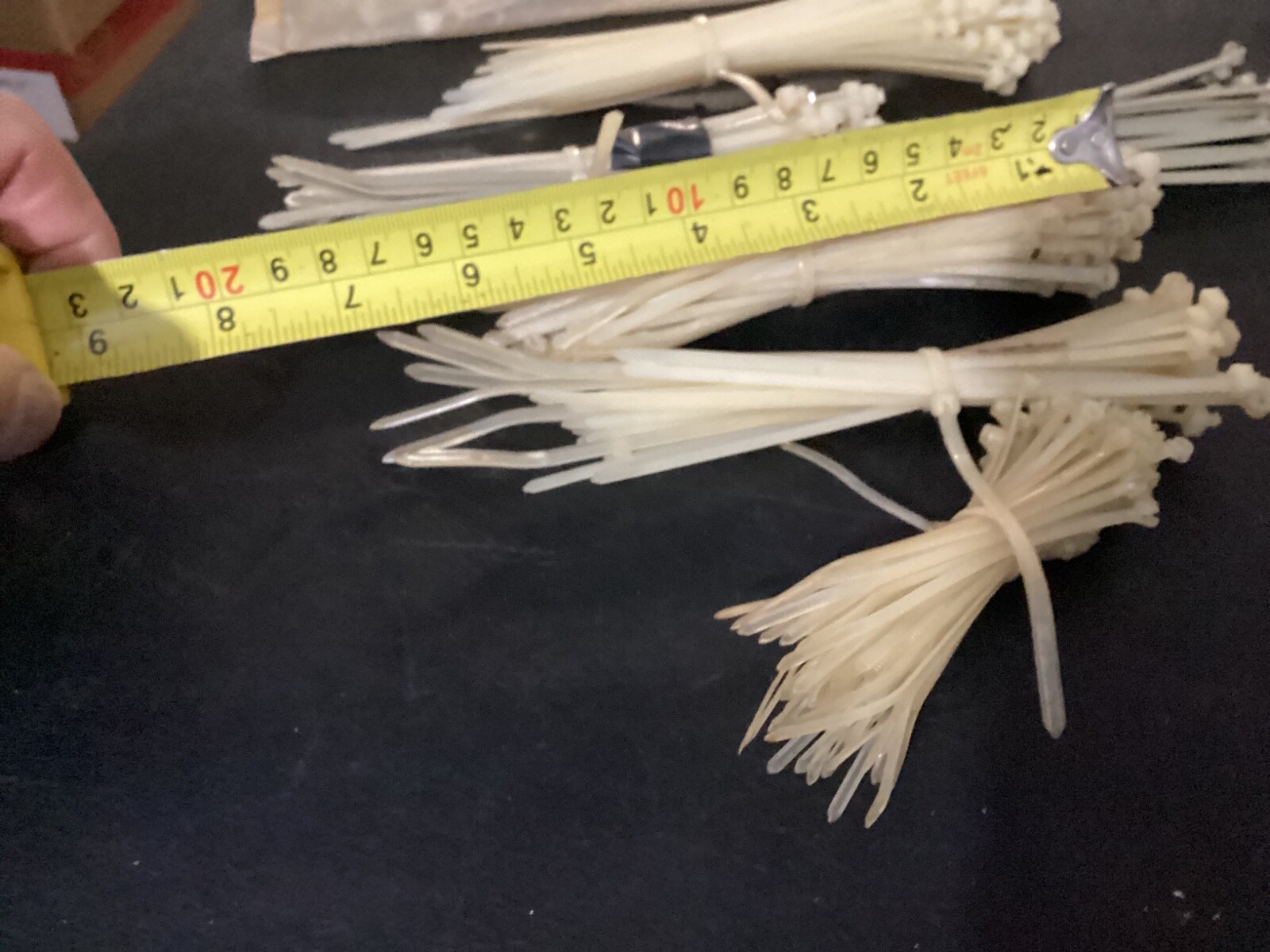 Lot of Assorted Size Plastic Wire Cable Ties