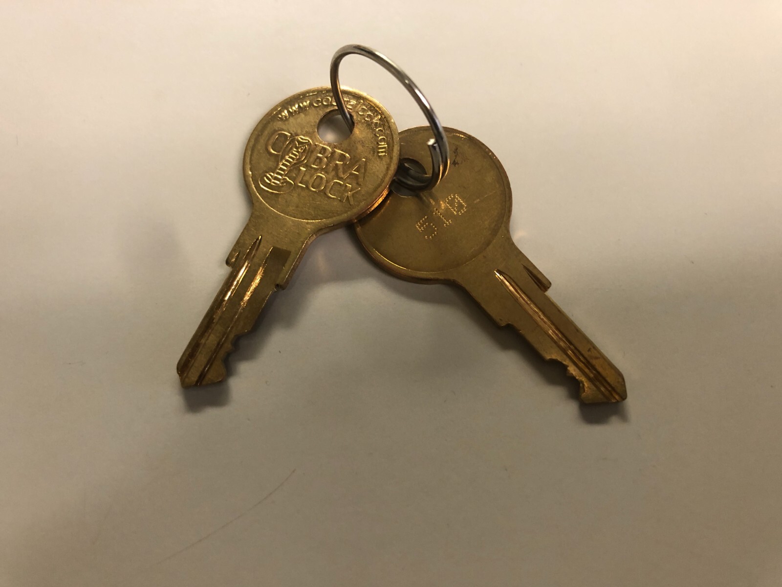 (2) Cobra Lock 510 Keys