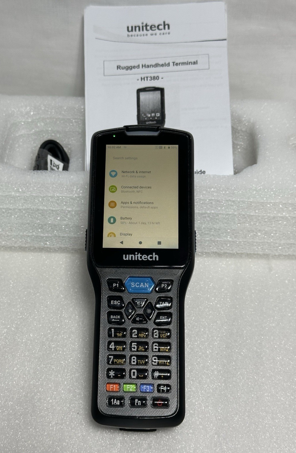 Unitech HT380 Rugged Handheld Bluetooth- OPEN BOX- FREE SHIP
