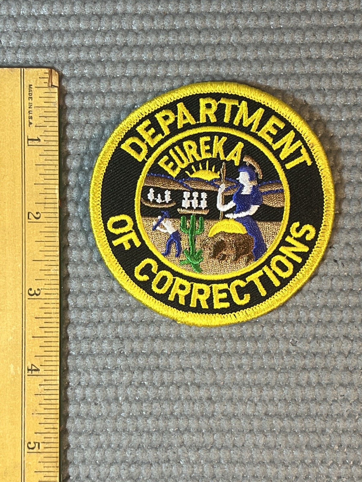 EUREKA CALIFORNIA CA DEPARTMENT DEPT OF CORRECTIONS PATCH