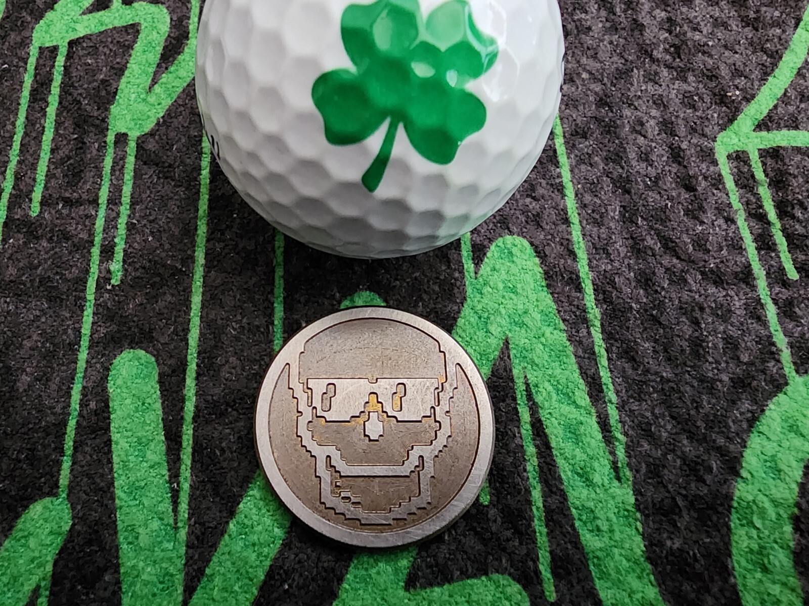 Swag Golf 8-Bit Skull Putter Ball Marker Alignment Tool⛳⛳⛳