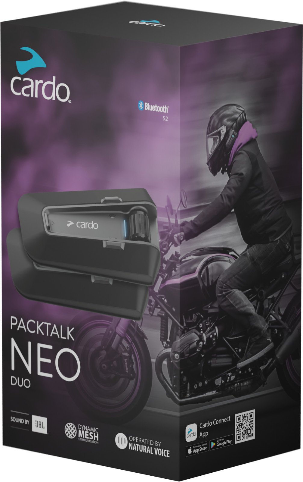 CARDO Packtalk Neo Duo Bluetooth Motorcycle Communication System PTN00101