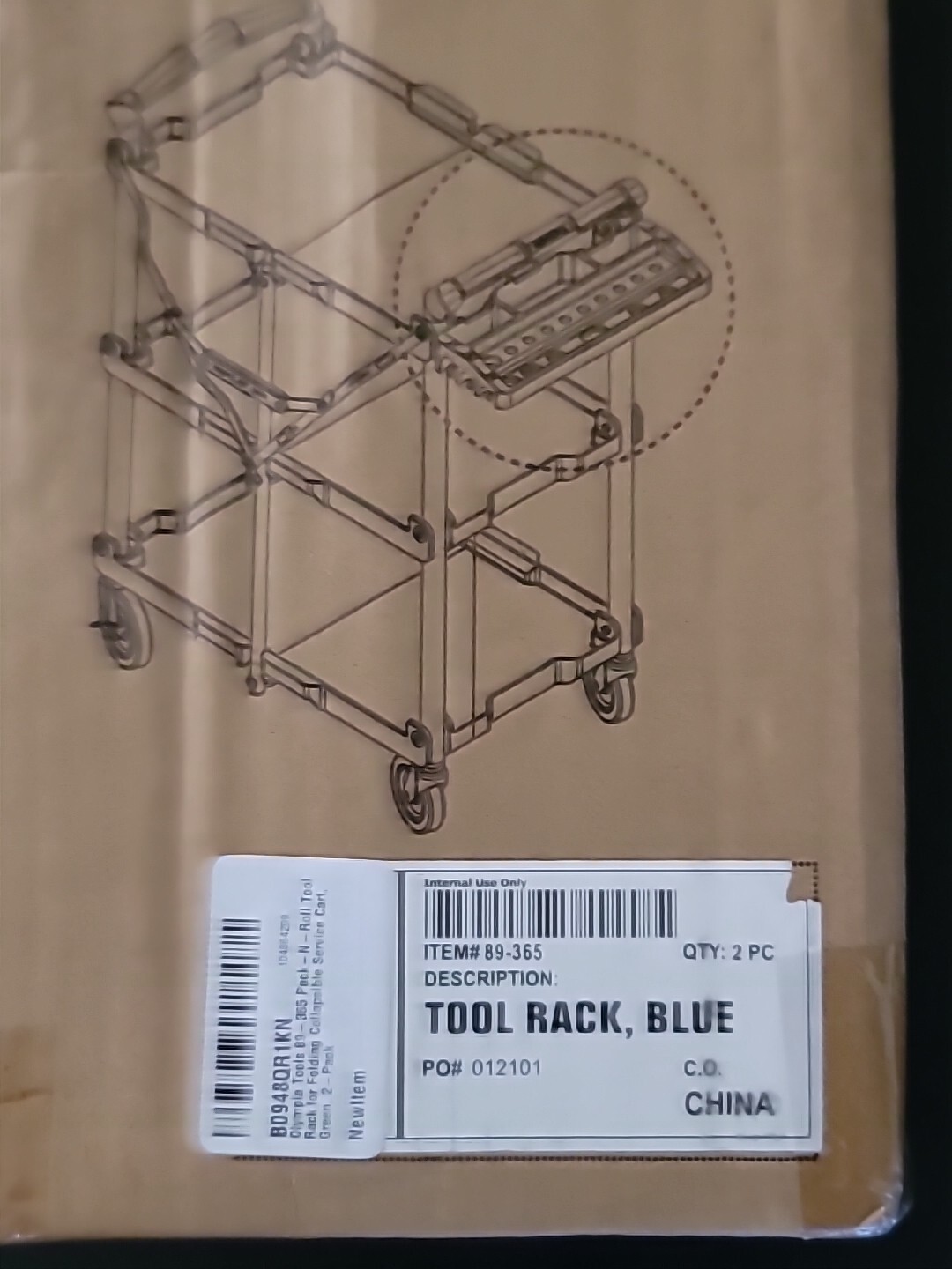 Pack N Roll 2 Piece Tool Rack
