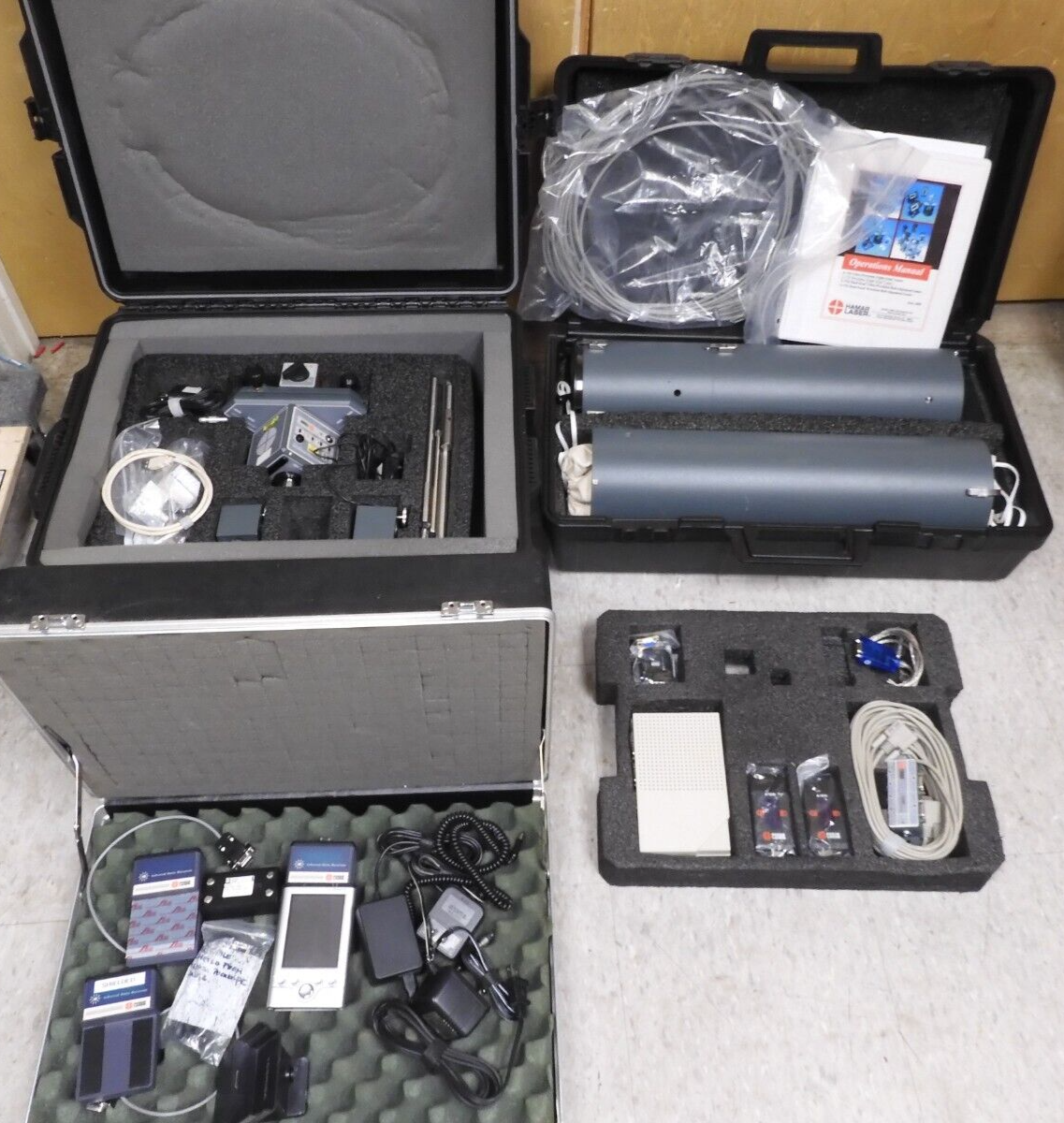 Hamar Precision - model-733 - Triple Scan Laser Alignment System - 3 cases