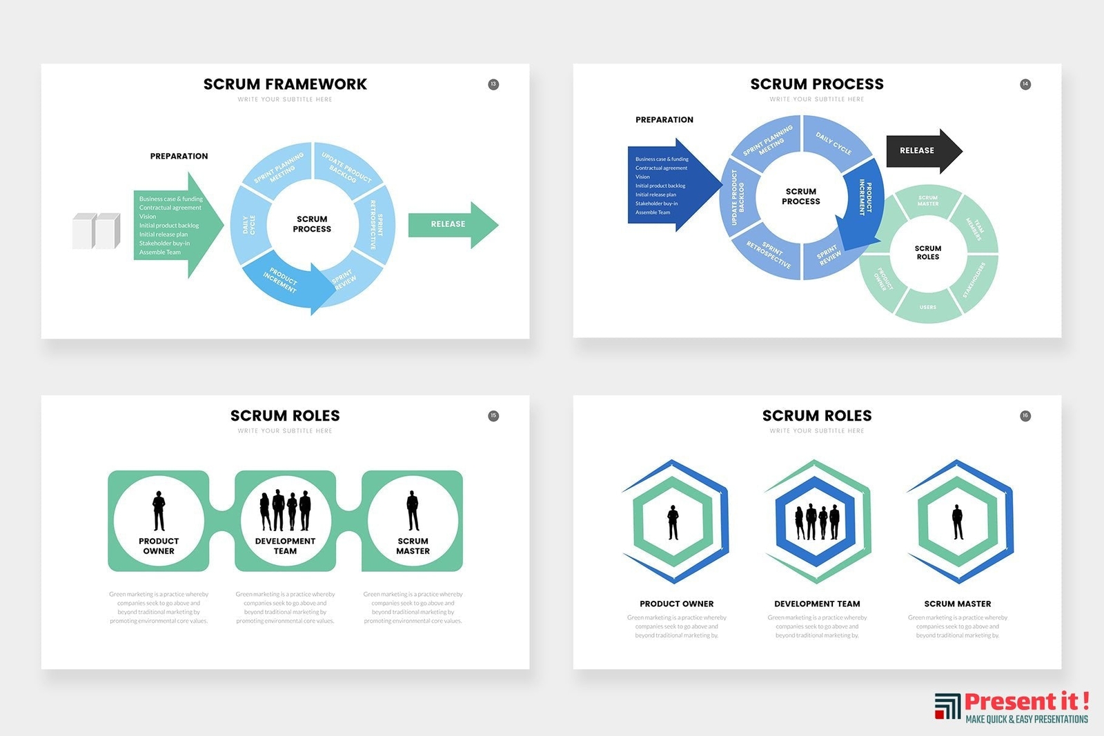 SCRUM Infographics Templates