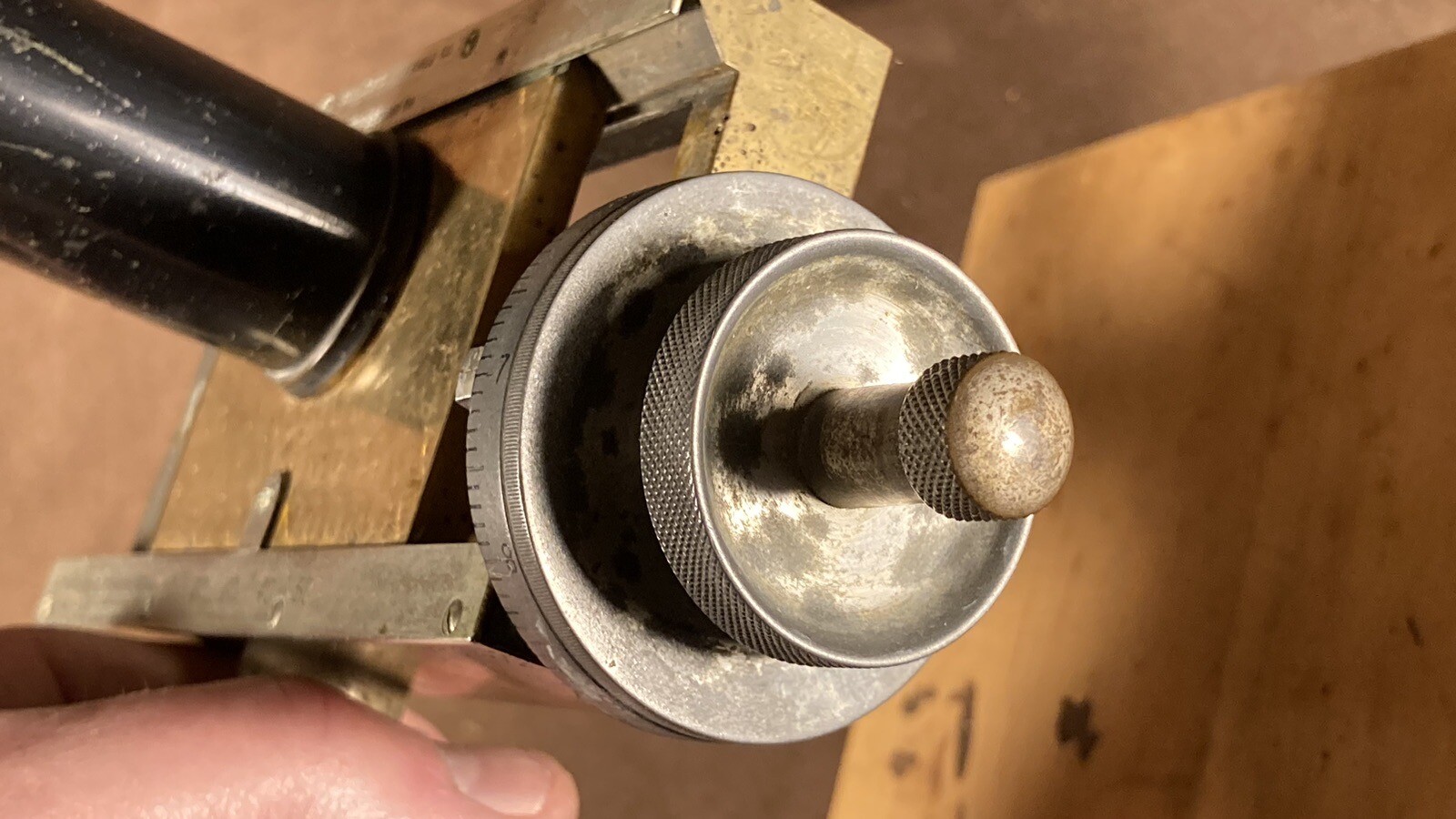Antique Scientific Materials Co. Microscope / Comparometer ? Lab Equipment
