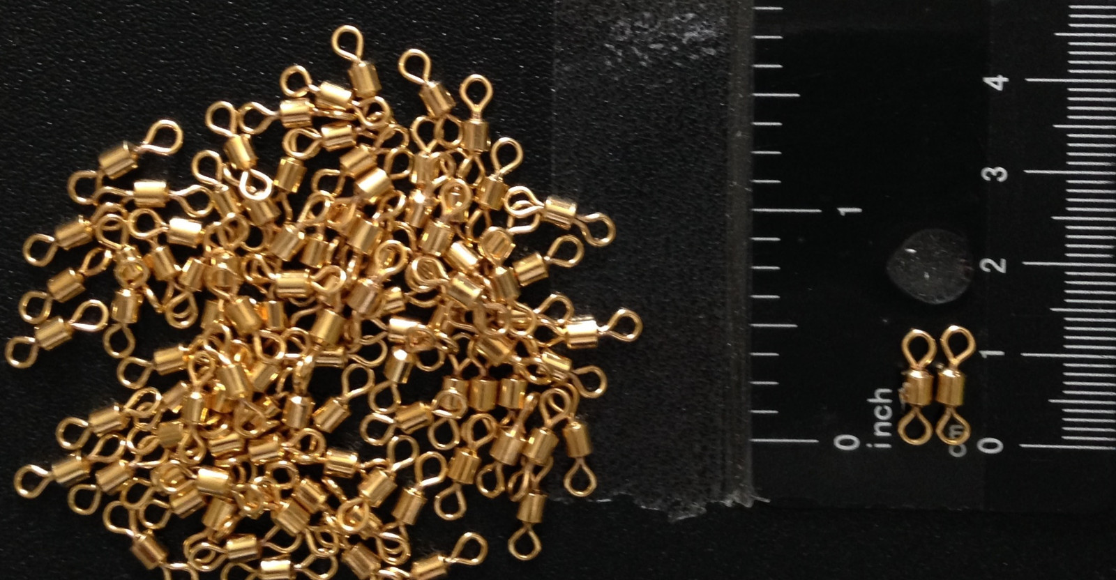 50 pcs Brass Rolling Swivels Size # 5 (NEW) Free Shipping