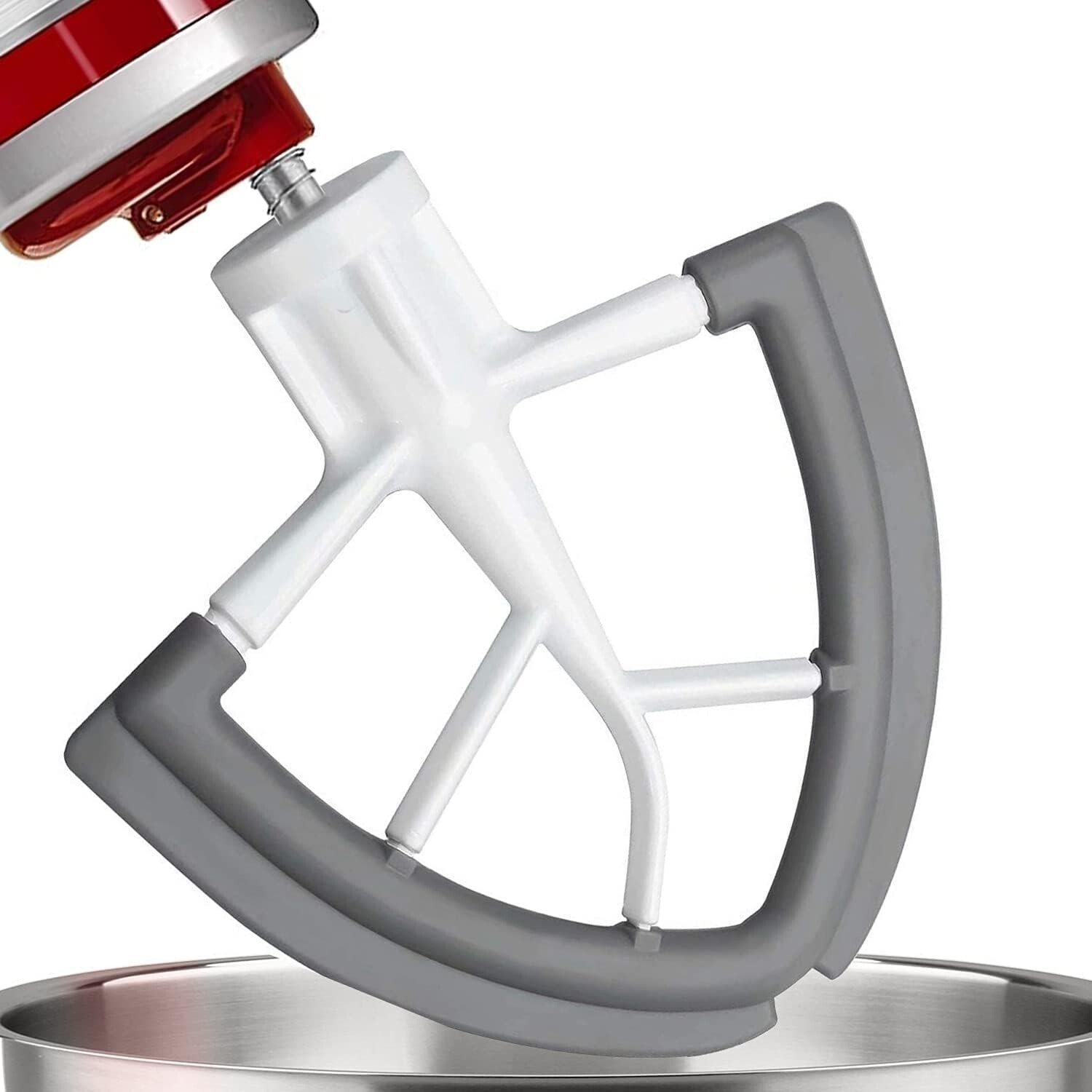 NEW ~ Flex Edge Beater for KitchenAid 4.5-5 Qt Flat Beater Silicone Bowl Scraper
