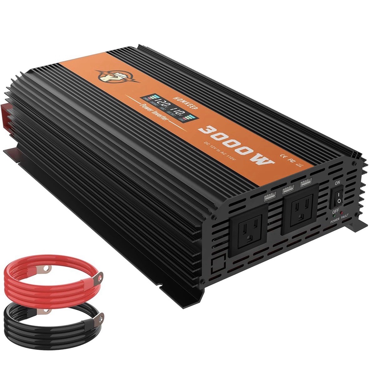 HomKeep 3000 Watt Power Inverter 12V to 110V