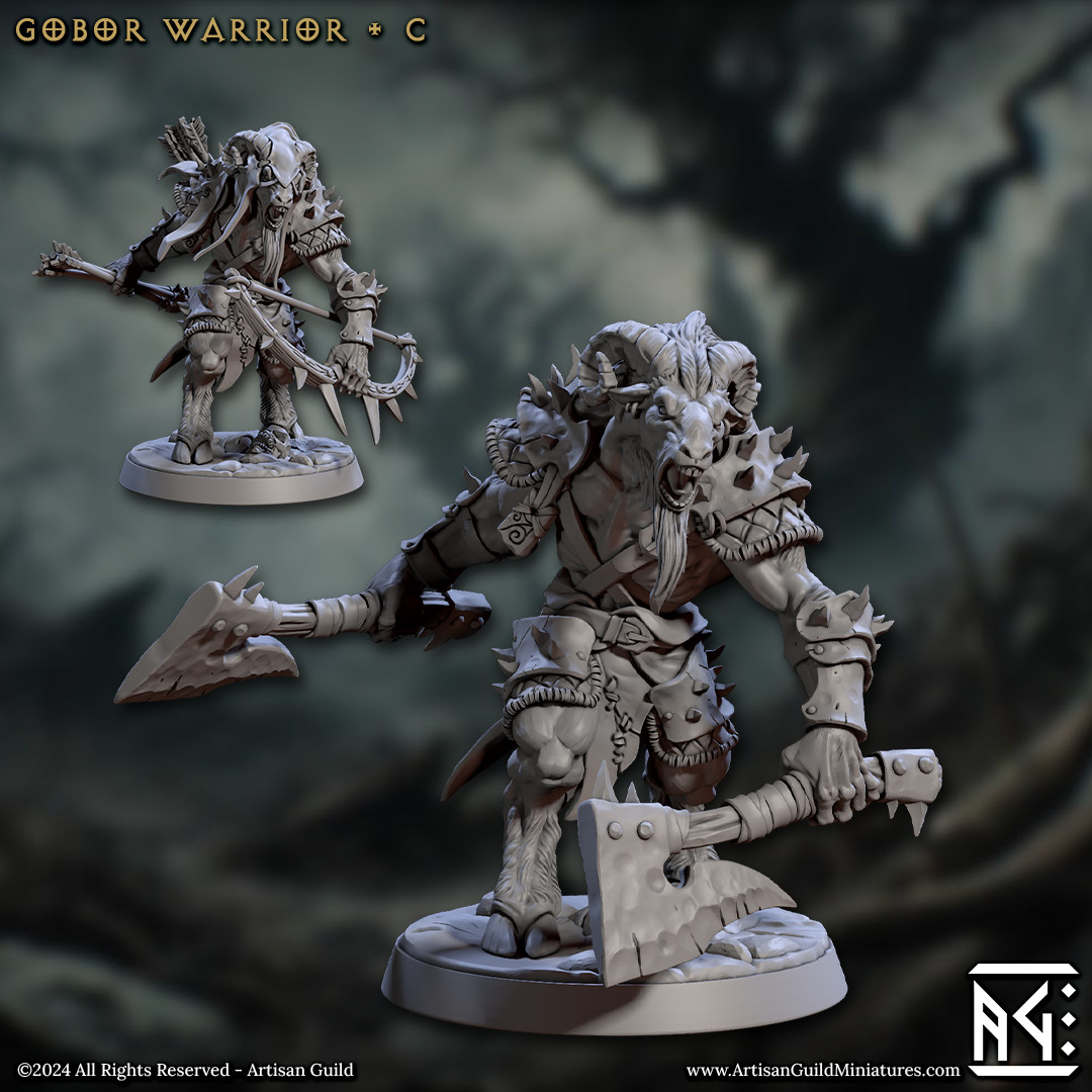 Beastman Warrior C - Monster / Fighter - Artisan Guild - Dungeons and Dragon