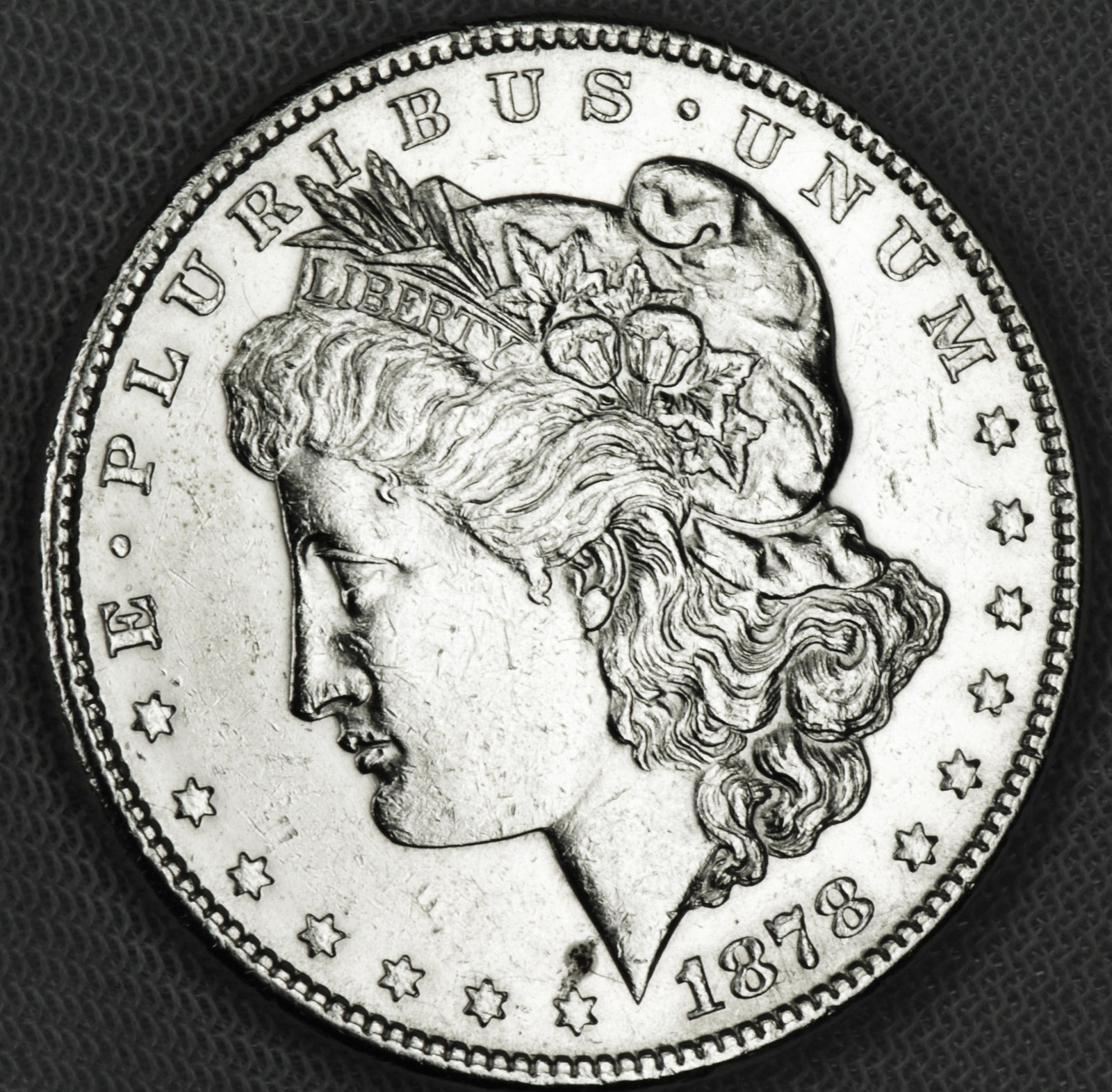1878-s Silver Dollar.     High Grade (Inventory A)