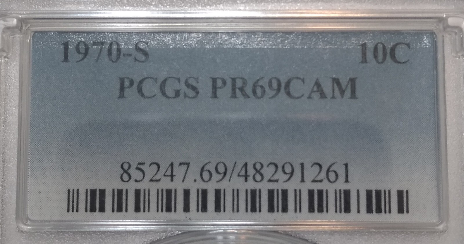 1970-S Roosevelt Dime PCGS PR69CAM