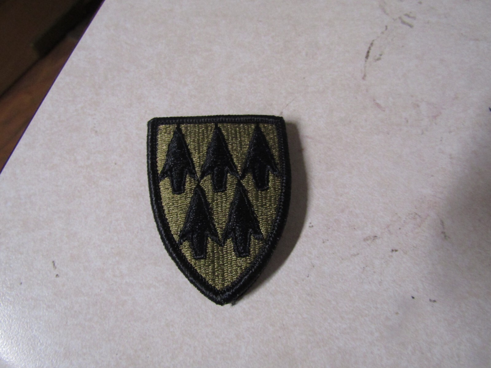 MILITARY PATCH US ARMY OCP MULTICAM HOOK & LOOP 32ND AIR & MISSILE DEFENSE COMMA