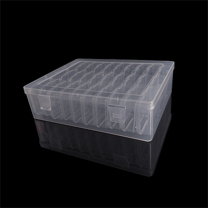 Transparent Clear Bead Storage Containers Plastic Boxes for Jewelry and
