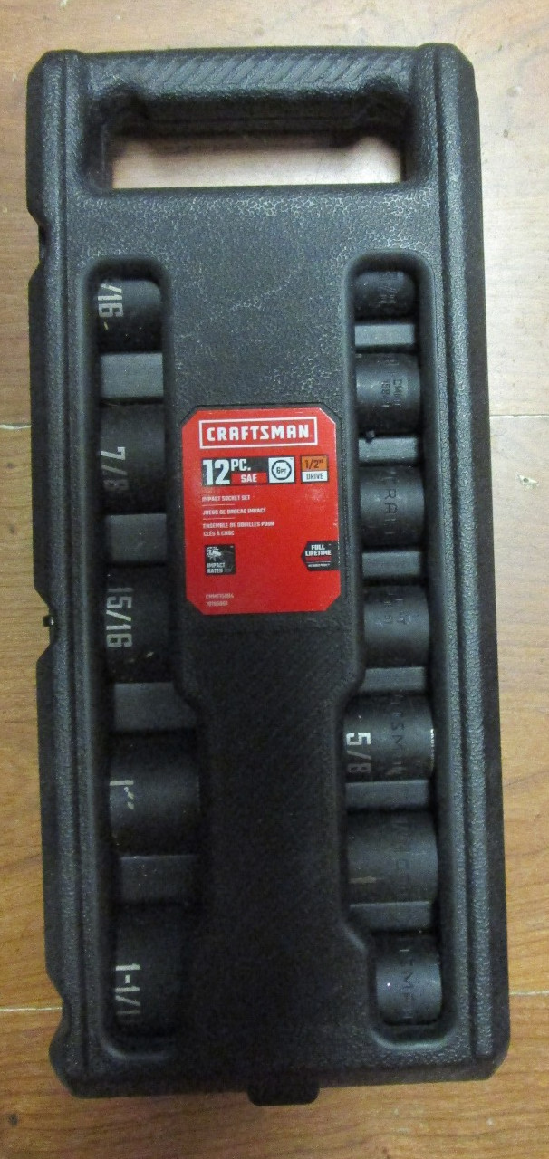 CRAFTSMAN IMPACT SOCKET SET 12 PCE. SAE