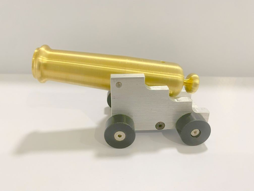 CANNON-BLACK POWDER - FULLY FUNCTIONAL -CNC MADE -NAVAL BRONZE- MADE IN USA