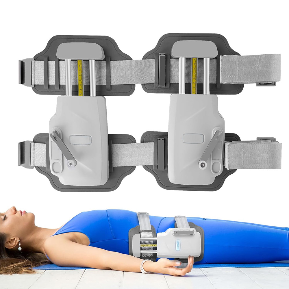 Dual Side Adjustable Lumbar Traction Device Mechanical Spinal Decompression Belt