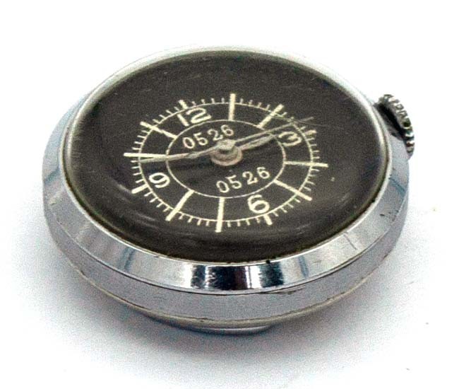 USSR AirForce ZIM "Photo-Machinegun" Clock from Soviet Battle-Planes Tu, MiG, Su