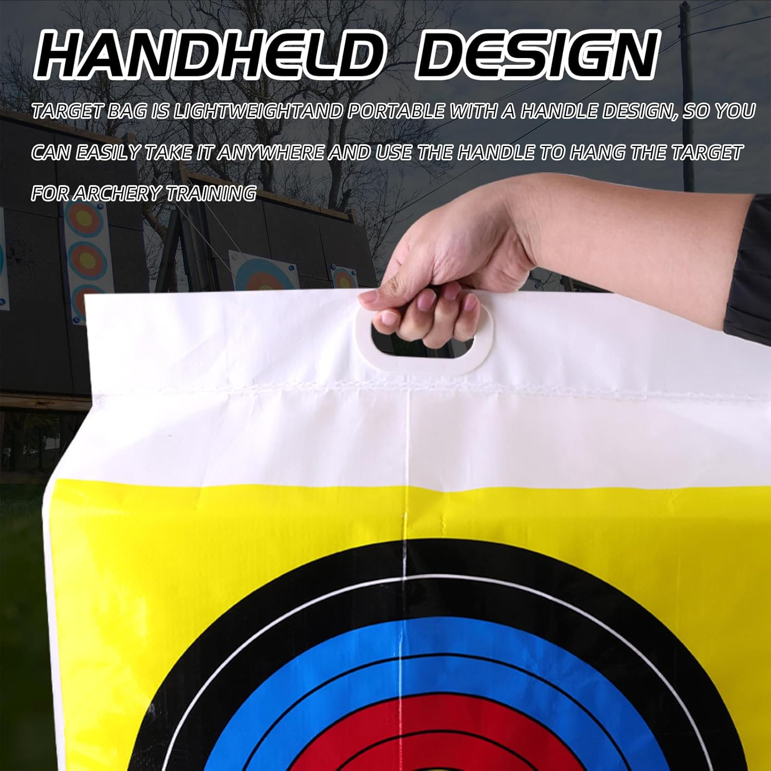 Archery Target Bag Weatherproof Outdoor Range Field Point Backyard Shooting P..