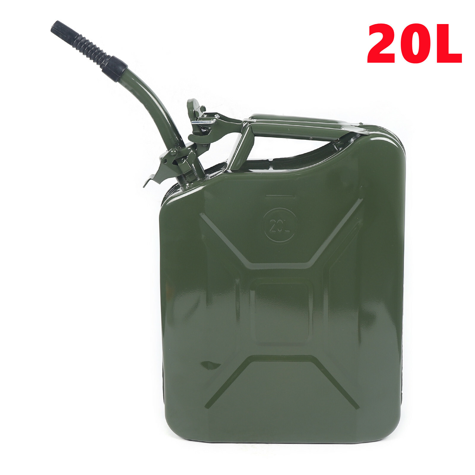 Fuel Can 5 Gallon 20L Gas Gasoline Petrol Metal Storage Tank for Emergency Use