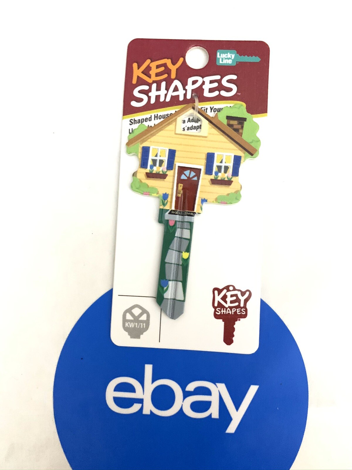 Key Blank 3D House Painted 4 Kwikset, Atlas, Design House Key way. Kw1, KW11