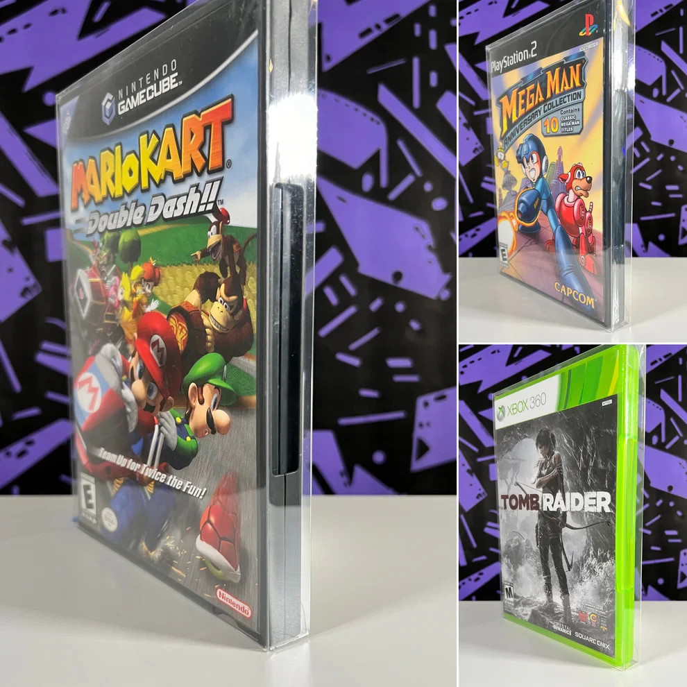 Case Protectors for GameCube | PS2 | xbox360  Game Clear Display Case