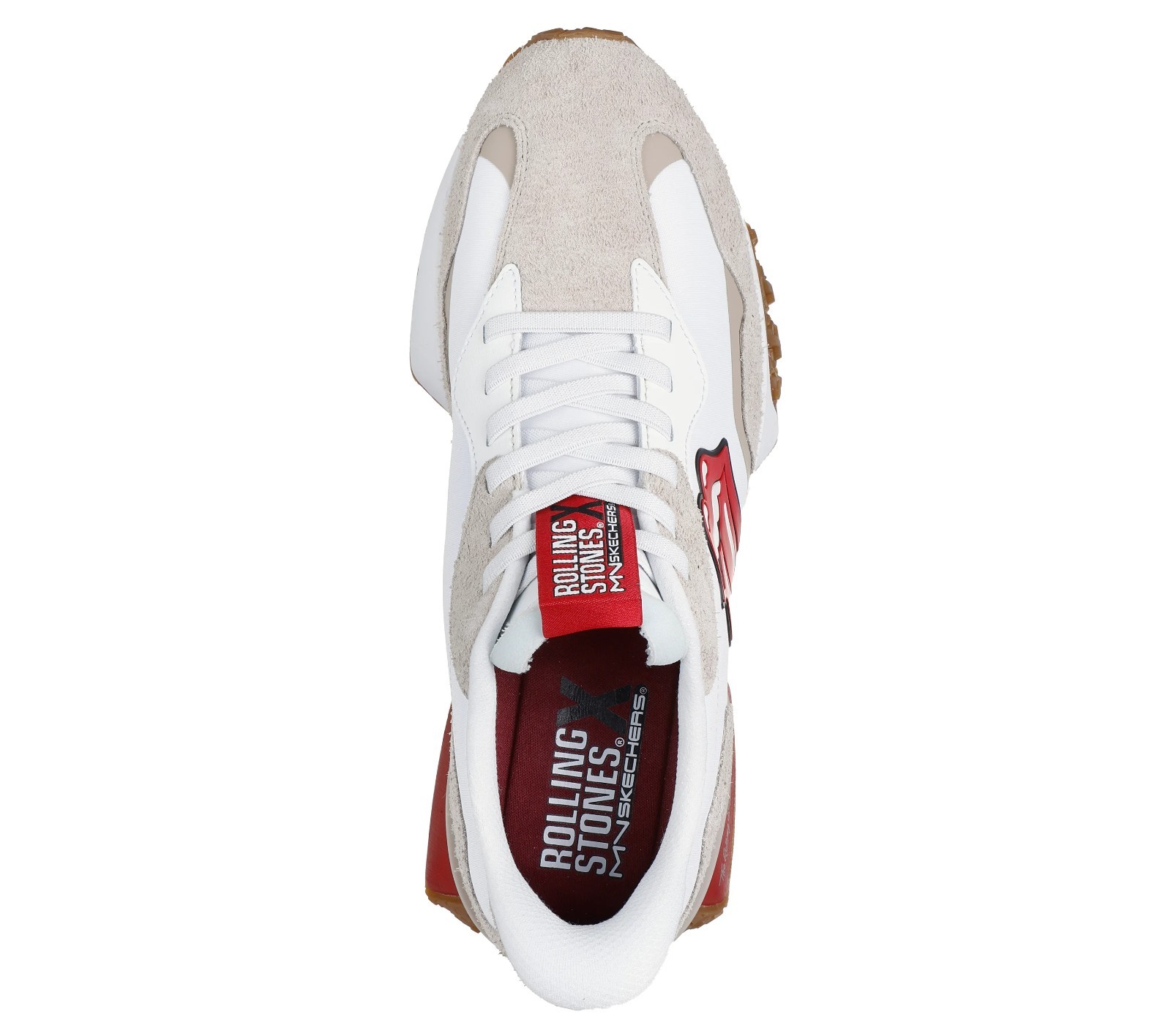 Men MARK NASON Slip-ins x Rolling Stones: Neo Jogger RS Lick, 211151 /WHT White