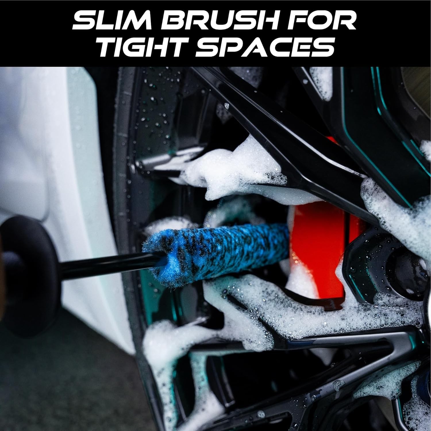 VIKING Wheel Brush Set, Cleaner and Barrel Kit, Includes Teal