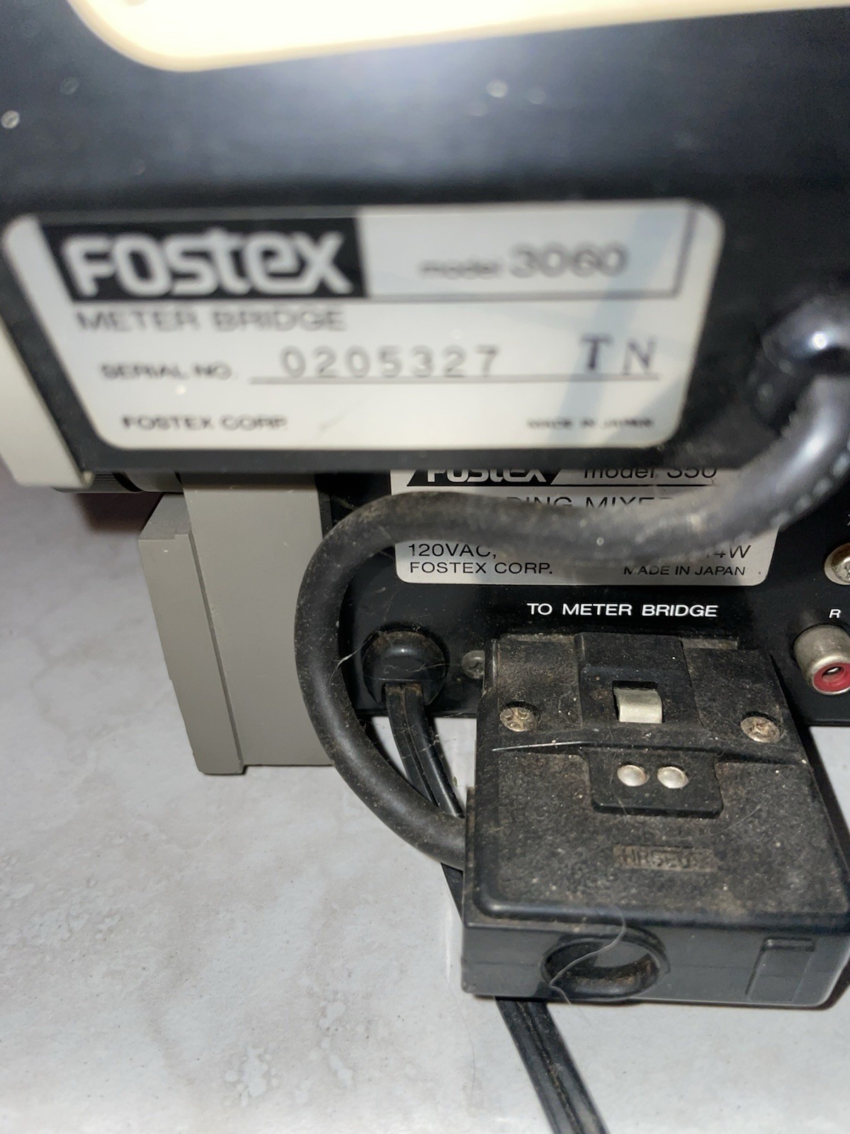 Fostex Model 350 Recording Mixer With Manual