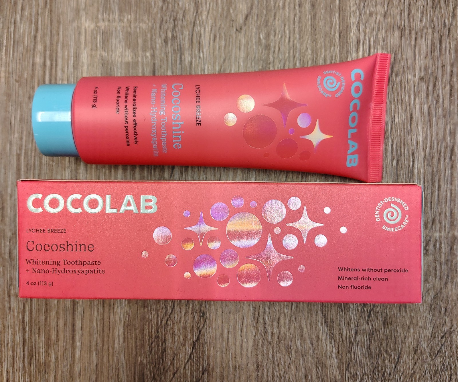 Cocolab Cocoshine Whitening n-HA Hydroxyapatite Toothpaste - Lychee Breeze 4oz