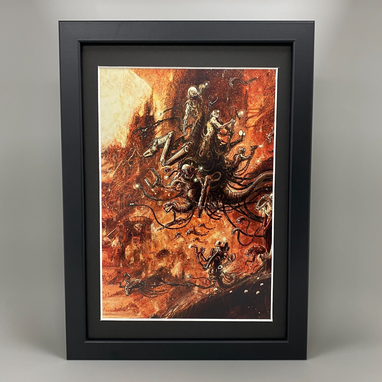 ADEPTUS MECHANICUS FRAMED ART JOHN BLANCHE TECHPRIEST BELISARIUS WARHAMMER 40K