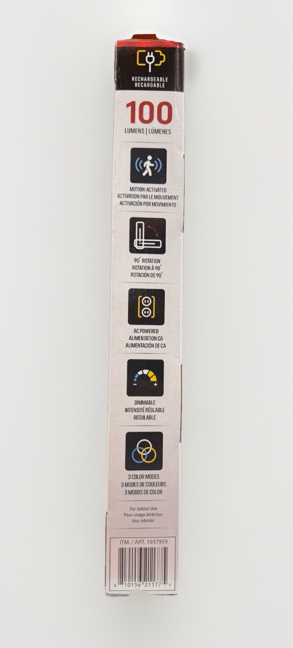 Infinity X1 Power Failure Night Light 3-Pack Motion Sensor Emergency USB-C NEW
