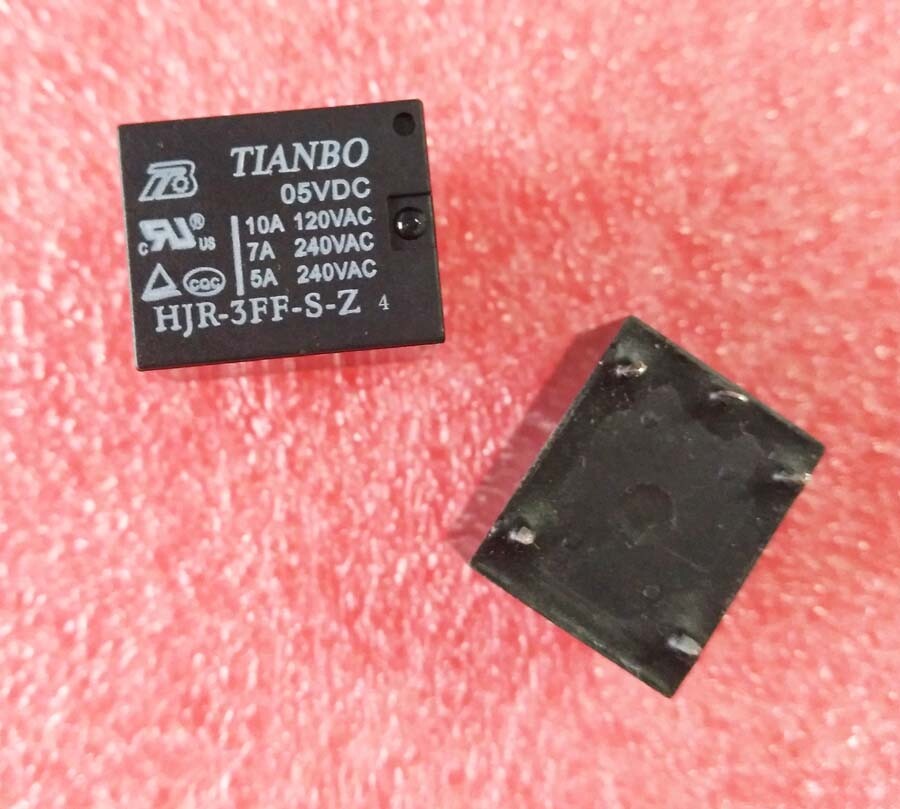 50PCS New 5V HJR-3FF-S-Z-05VDC 5VDC TIANBO Relay 5Pins