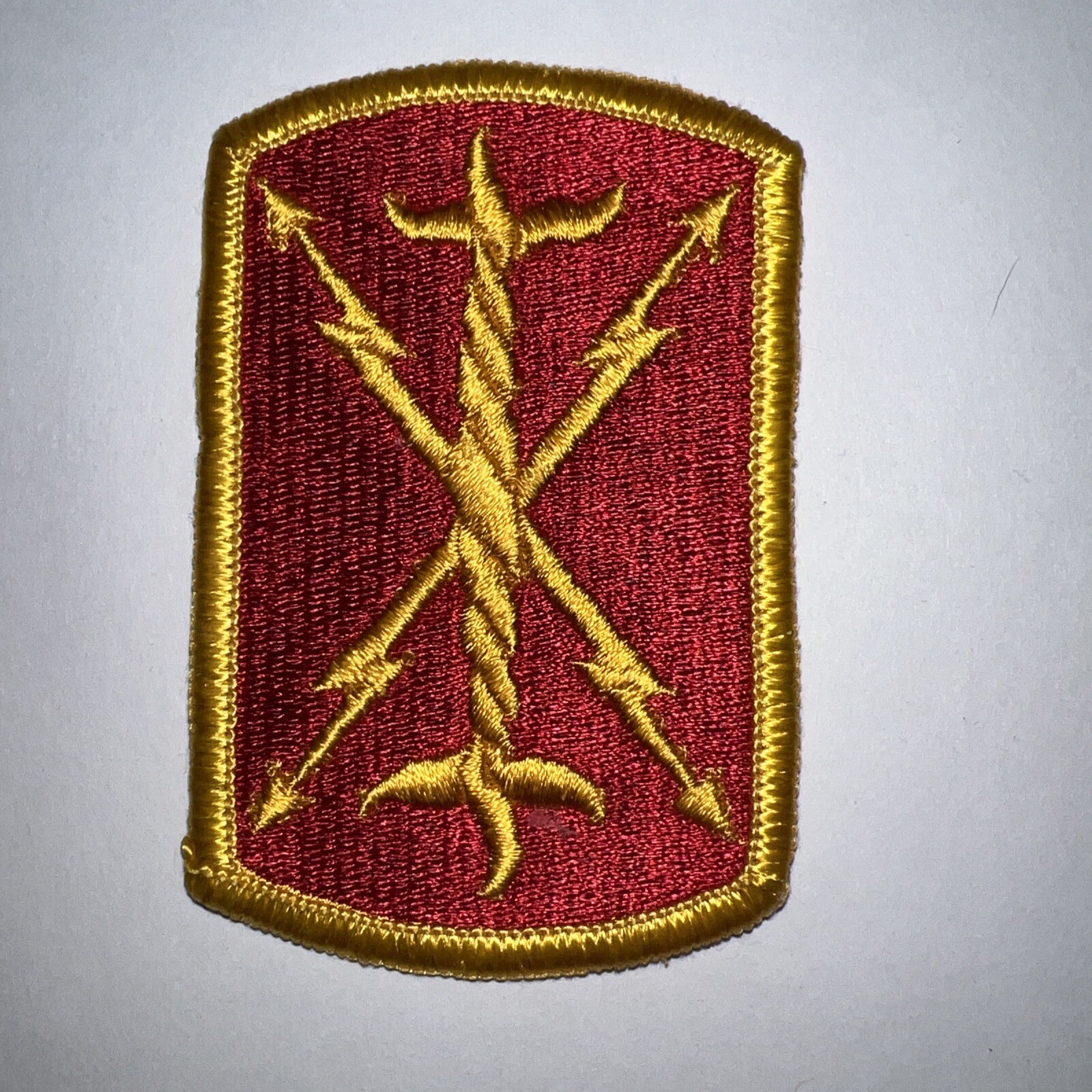 US ARMY 17th Field Artillery Brigade FA Dress uniform patch