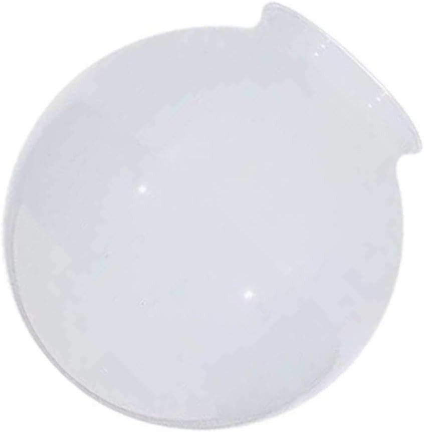 6-Inch White Glass Globe - 3-1/4-Inch Fitter Opening