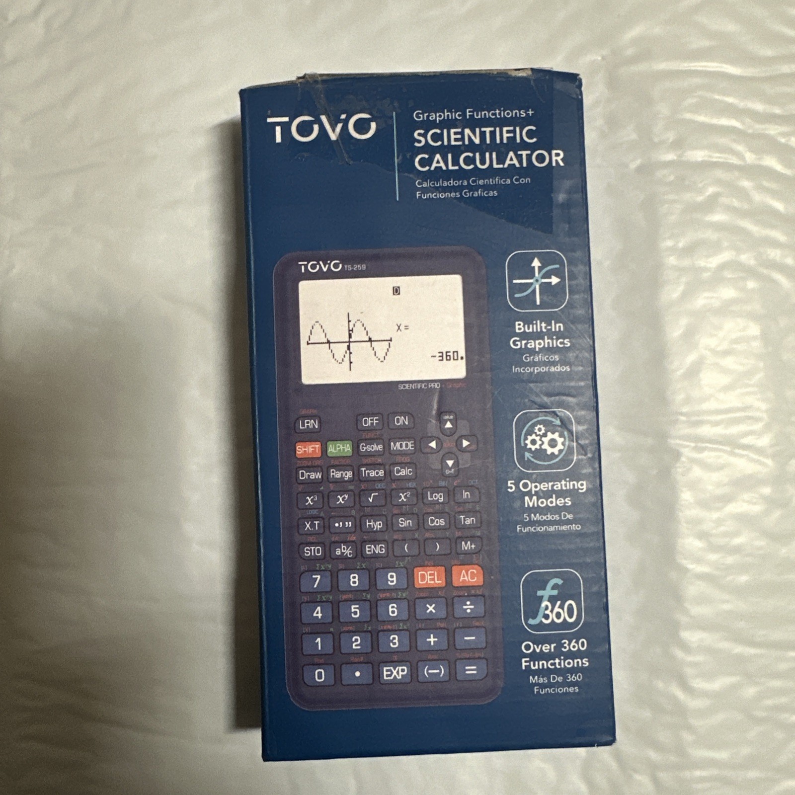 TOVO Scientific Calculator with Graphing Functions, Multiple Modes,