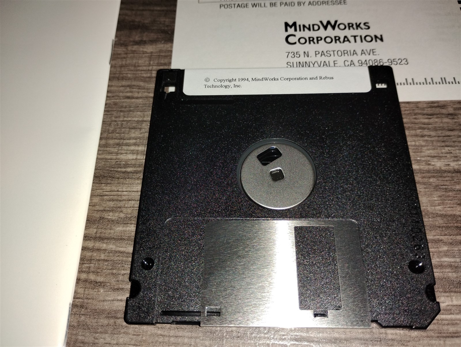 MindWorks Recollect WS v 1.0 PC 3.5" High Density Floppy Disk 1994 Windows 3.1
