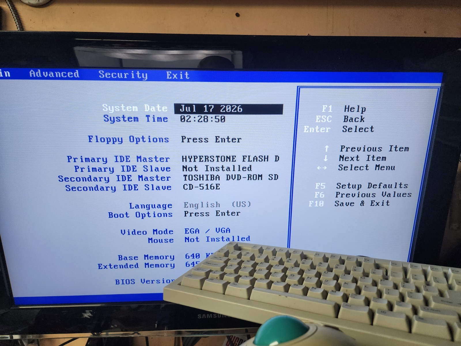 Vintage PC INTEL ADVANCED/AS (ATLANTIS) Pentium CPUSIS 6326 GPU 64MB RAM