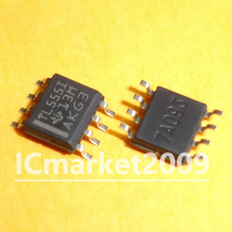 10 PCS TL555IDR SOP-8 TL555I L555 SOIC-8 LinCMOSE TIMERS Chip IC