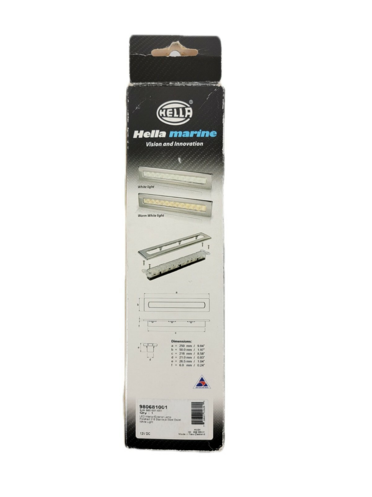 HELLA 980681001 '0681 Series' Waiheke White 12V DC Multi-Purpose LED Strip Light
