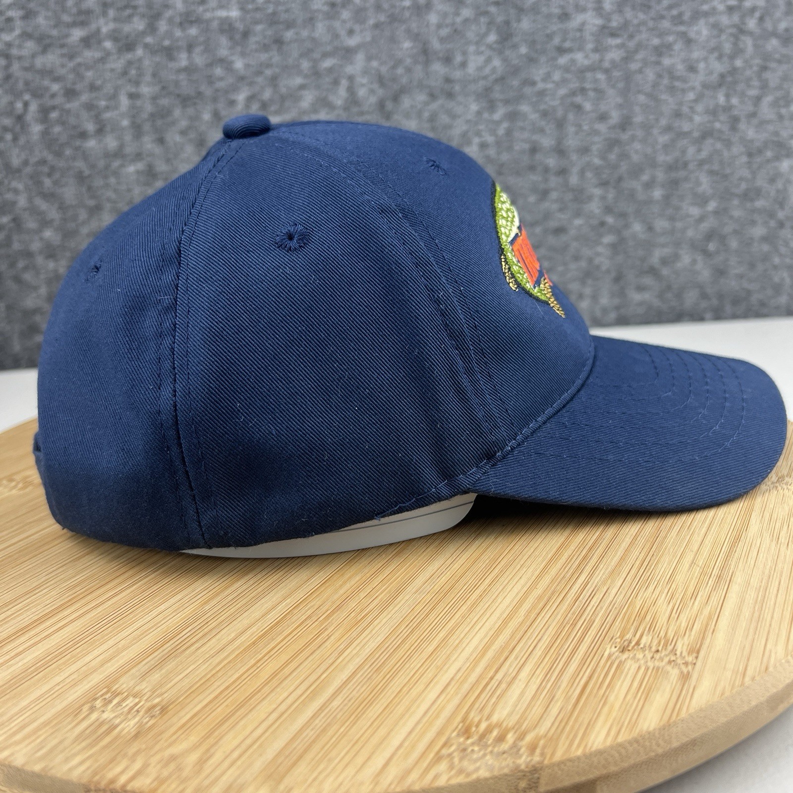 Trophy Waters Ontario Canada Fishing Guide Hat Cap Strapback Adjustable Blue