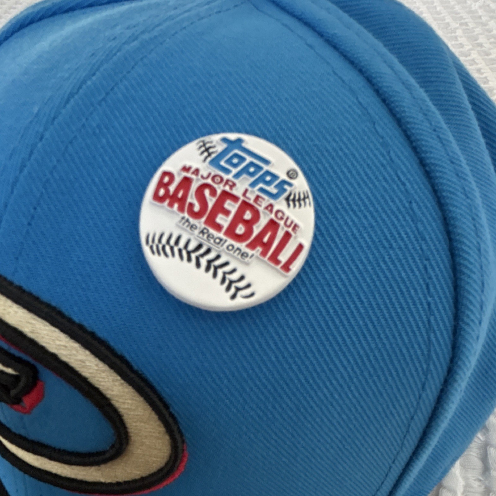 Mitchell & Ness Cooperstown MLB 1989 Fitted Hat Cap Blue/Black/Pink