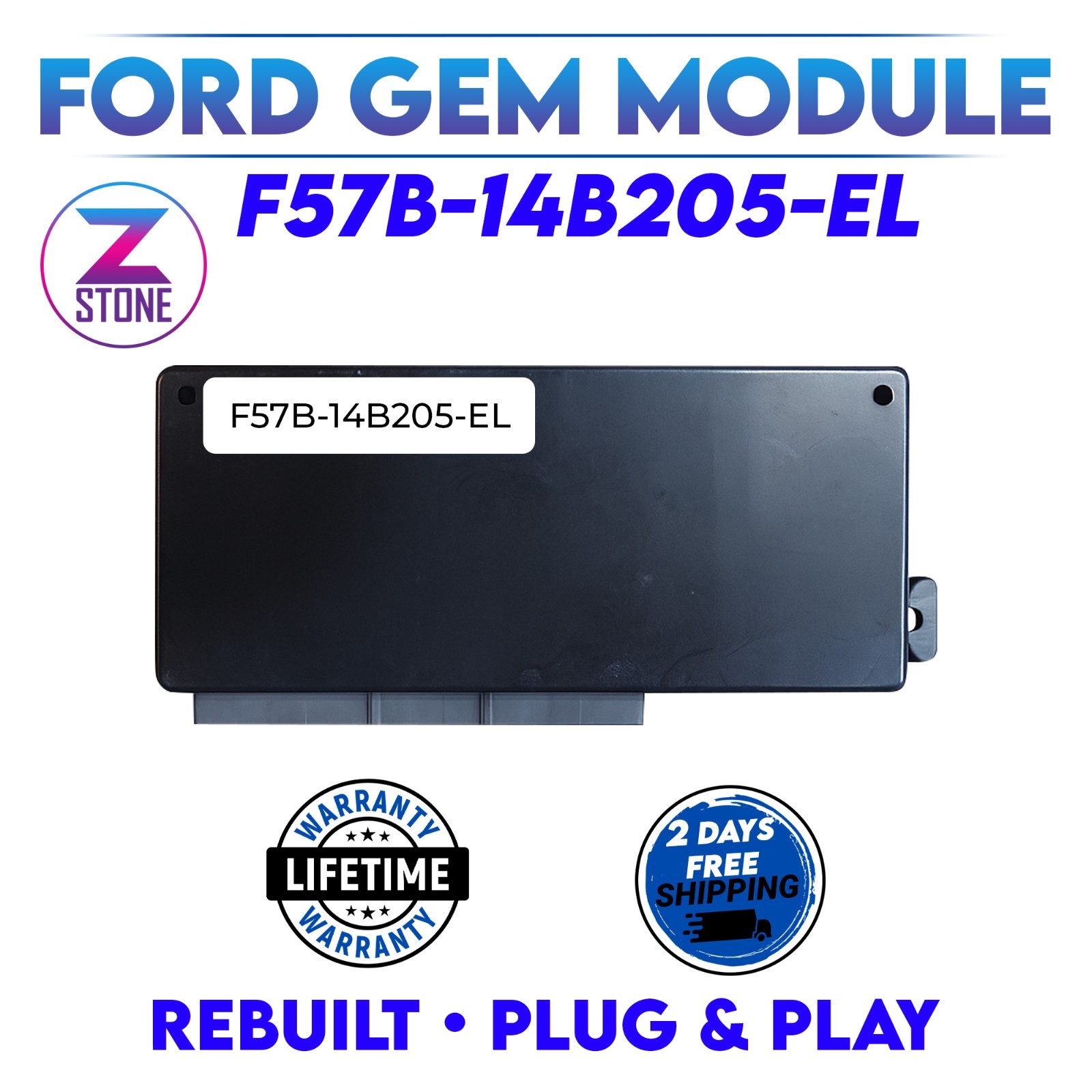 Rebuilt 95-96 OEM Ranger Mazda Computer 4X4 Module BCM GEM F57B-14B205-EL
