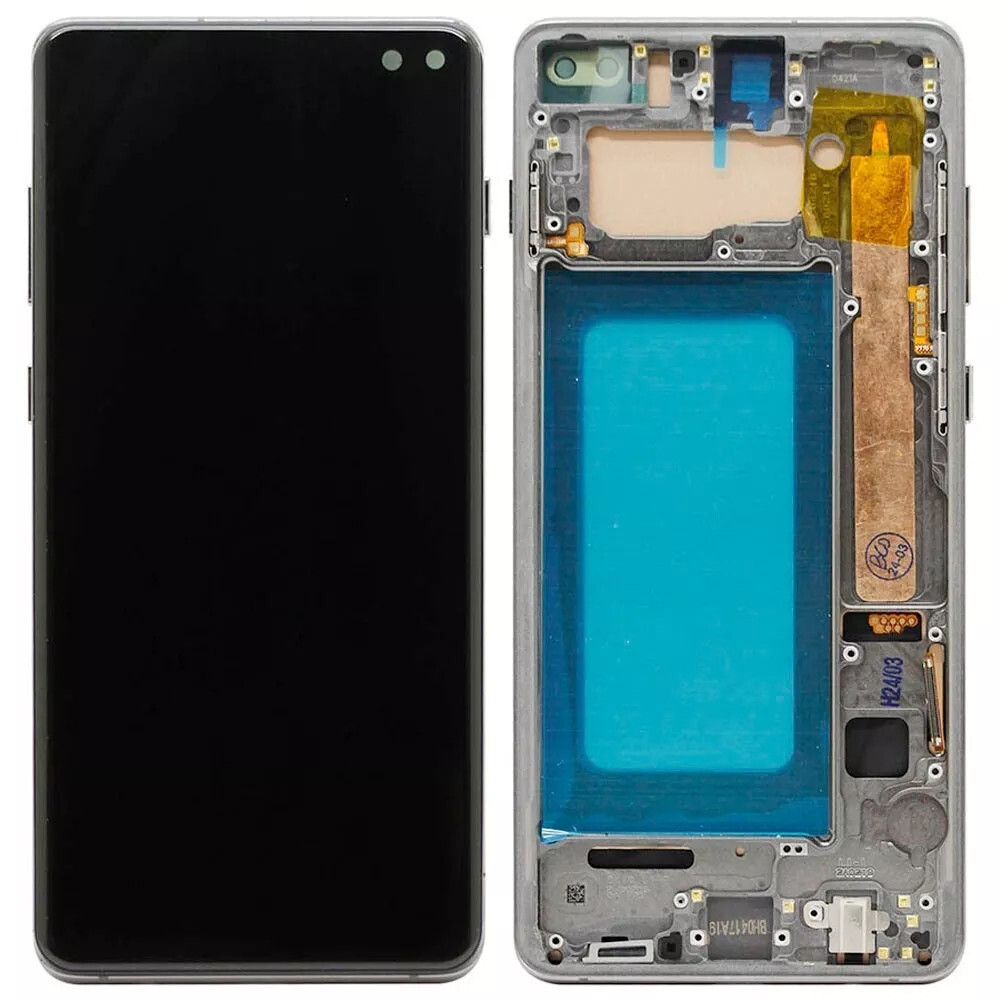 For Samsung Galaxy S10+ Plus SM-G975U LCD Display Touch Screen Digitizer Frame