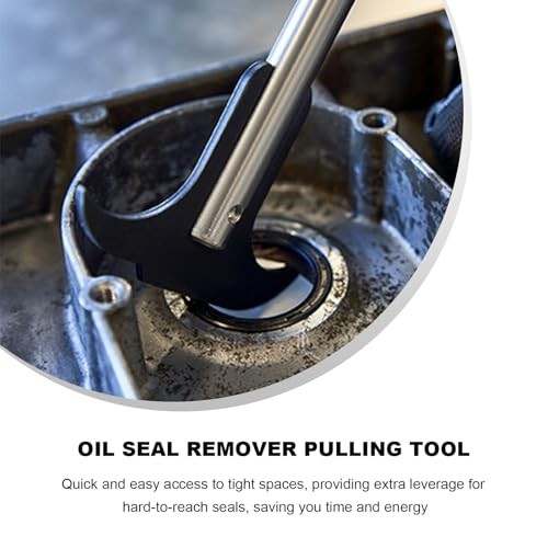 Oil Seal Disassembly Wrench Puller, Professional Seal Puller Removal Tool Black
