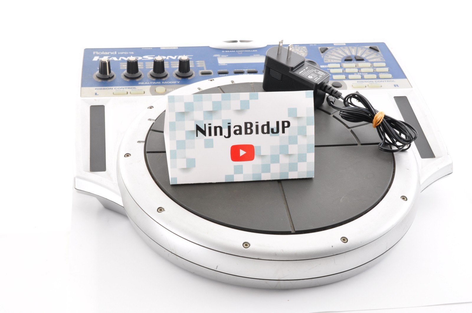 Roland HPD-15 Handsonic Electronic Drum ZN51213 With AC Adapter Working In Stock